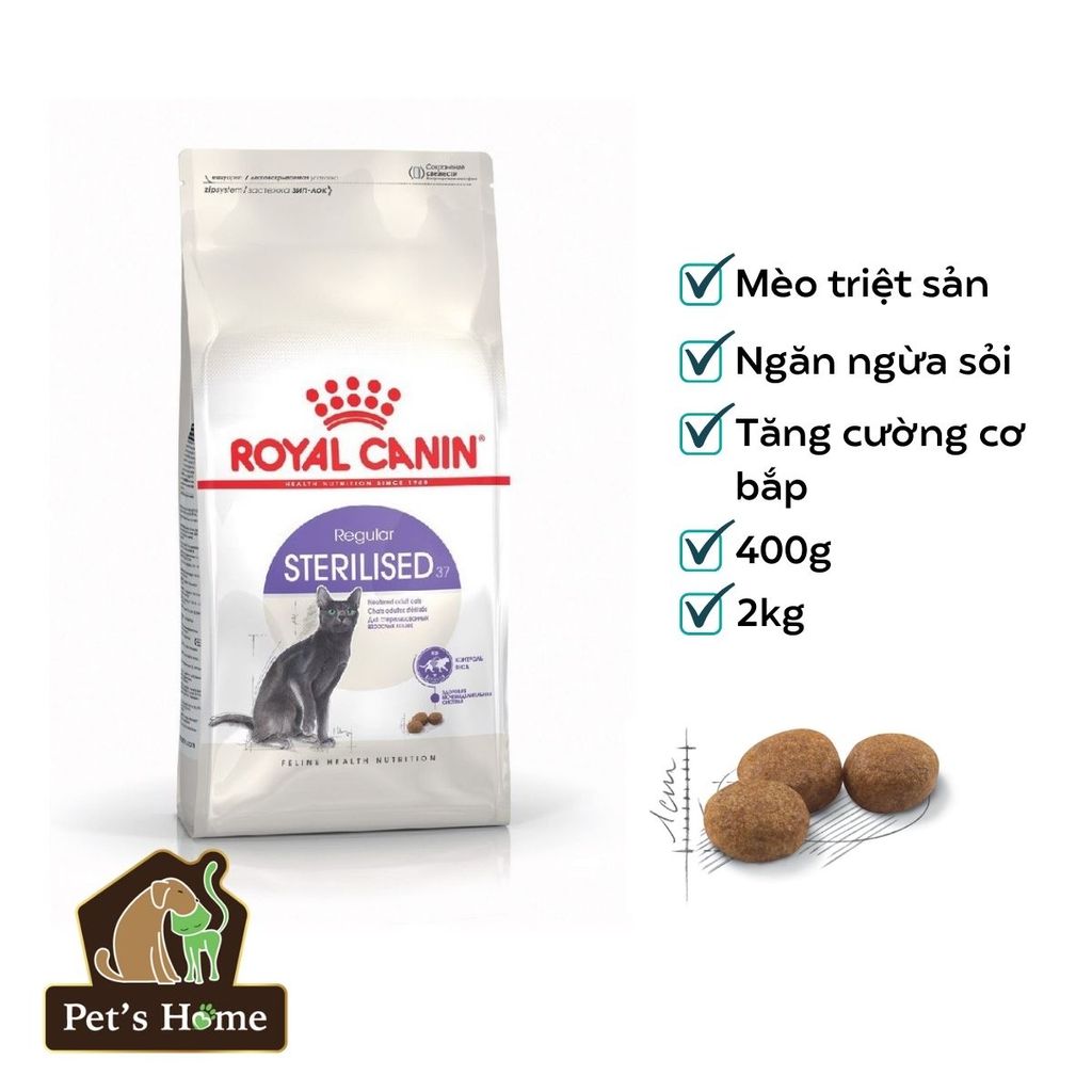 Hạt Royal Canin Sterilised cho mèo triệt sản