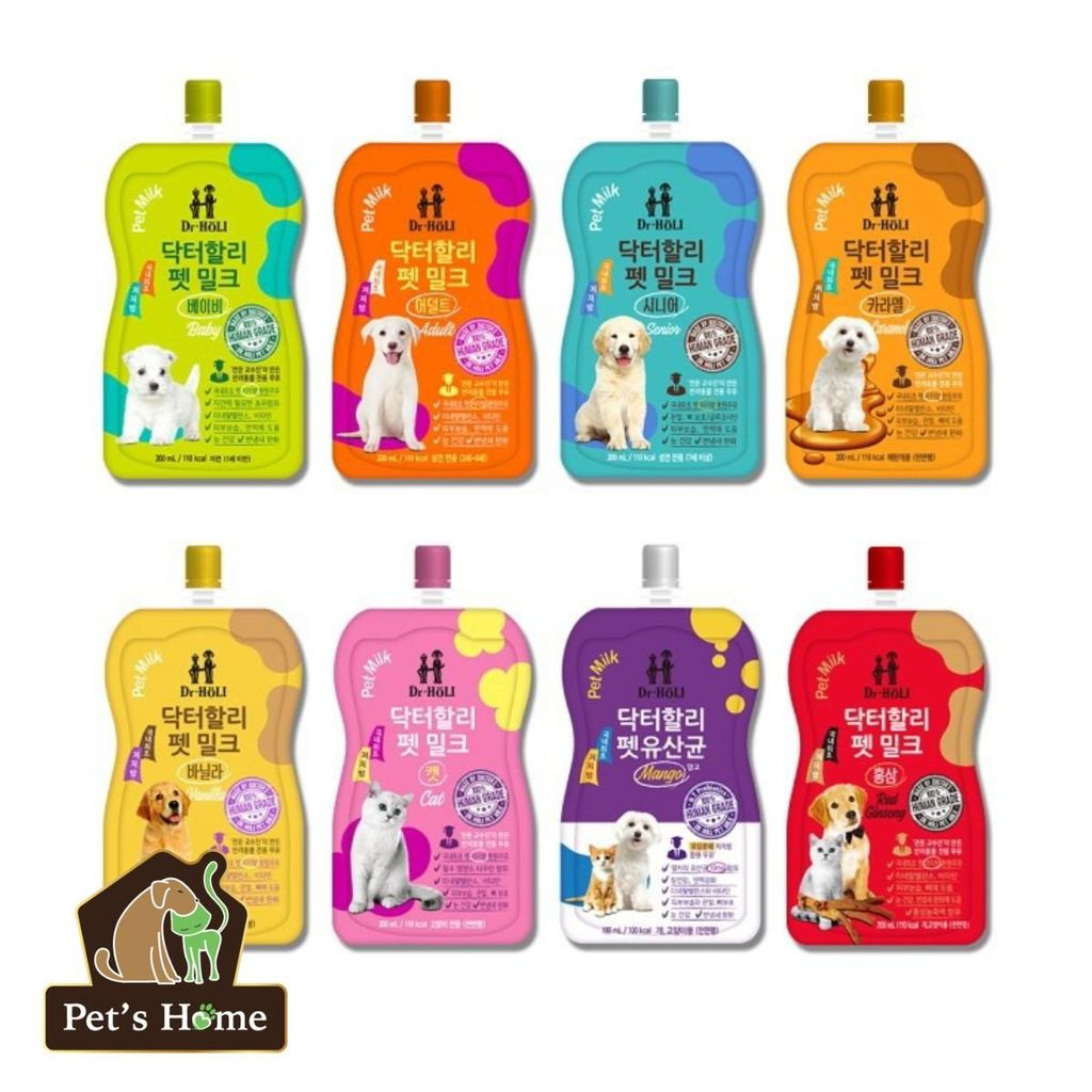 Sữa tươi Dr. Holi Hàn Quốc pha sẵn cho chó mèo 180ml