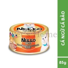 Pate Nekko Gold thức ăn ướt hỗ trợ tiêu hoá, bổ sung Taurine cho mèo Thái Lan lon 85g