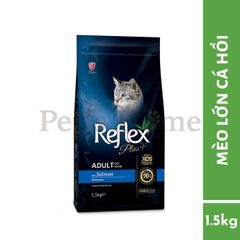 Hạt Reflex Plus [1,5kg] thức ăn cho mèo con, mèo trưởng thành vị gà, cá hồi, hairball, urinary, kén ăn