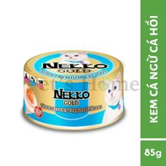 Pate Nekko Gold thức ăn ướt hỗ trợ tiêu hoá, bổ sung Taurine cho mèo Thái Lan lon 85g