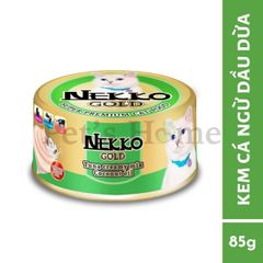 Pate Nekko Gold thức ăn ướt hỗ trợ tiêu hoá, bổ sung Taurine cho mèo Thái Lan lon 85g