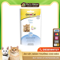 Viên mèo con Gimcat Kitten Tabs 40g