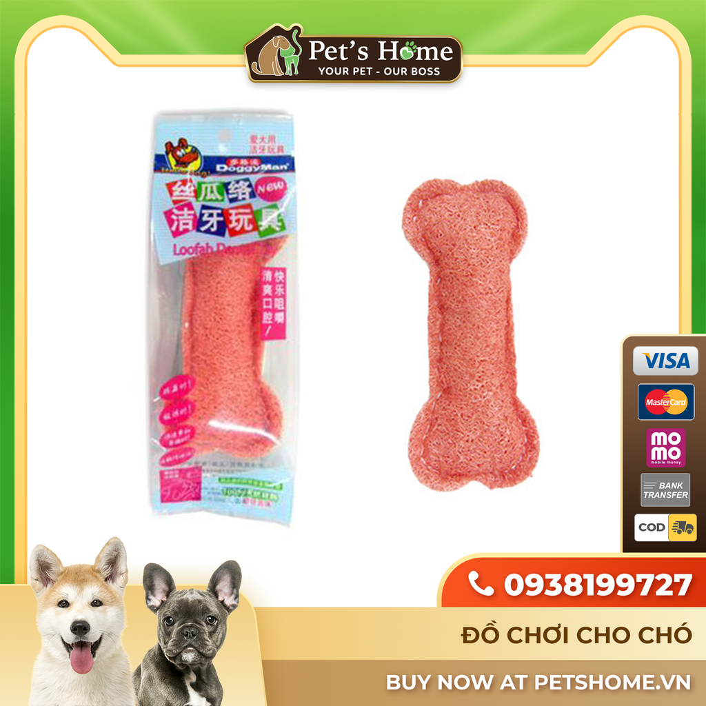 Đồ chơi xơ mướp xương M Doggyman