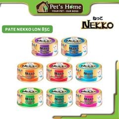 Pate Nekko Gold thức ăn ướt hỗ trợ tiêu hoá, bổ sung Taurine cho mèo Thái Lan lon 85g