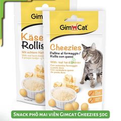 Snack phô mai viên Gimcat Cheezies 50g