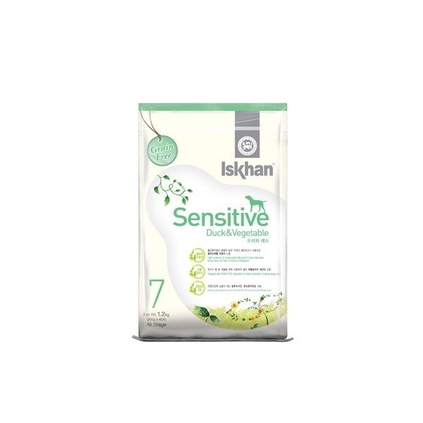 Hạt Iskhan Sensitive cho chó nhạy cảm vị vịt và rau củ