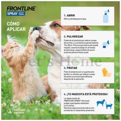 Xịt ve rận Frontline Spray giúp phòng ngừa, loại bỏ ve, bọ chét, rận ở chó mèo, chó mèo con Pháp