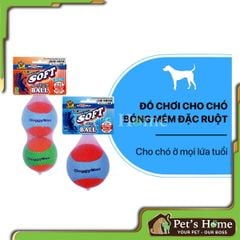 Bóng mềm đặc ruột Doggyman đồ chơi dạng banh, bóng mềm, bền để gặm, huấn luyện cho chó