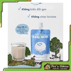 Sữa Easy Milk sữa pha sẵn tối ưu hấp thu cho chó mèo Hàn Quốc gói 50ml