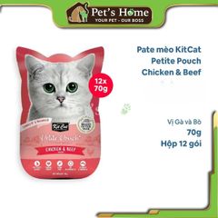 Pate Kit Cat Petite Pouch cho mèo gói singapore 70g