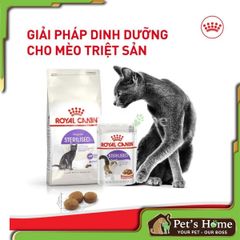 Hạt Royal Canin Sterilised [2kg - 400g] thức ăn cho mèo triệt sản hỗ trợ tiết niệu Pháp