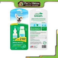 Bộ chăm sóc răng miệng Tropiclean Fresh Breath