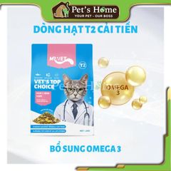 Hạt mèo MR.VET túi 1kg thức ăn mèo Mix thịt sấy