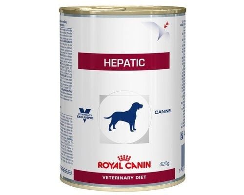 Pate thức ăn trị bệnh gan Royal Canin Hepatic lon 420gr