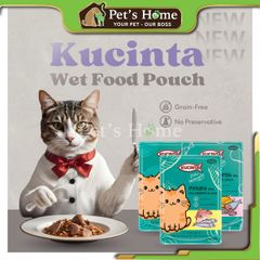 Pate Kucinta cho mèo gói 80g giàu dinh dưỡng cho mèo trưởng thành
