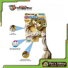 Vòng cotton Doggyman đồ chơi dạng vòng dây thừng siêu bền để gặm, huấn luyện cho chó