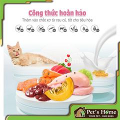 Thức ăn hạt cho mèo PetQ Macaron D5 200g