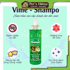 Sữa tắm gội Vime Shampoo VN [Phòng Diệt Ve Rận & Bọ Chét ] 300ml