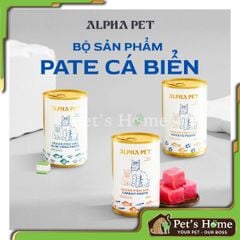 Pate cho chó mèo Alpha Pet lon 400g