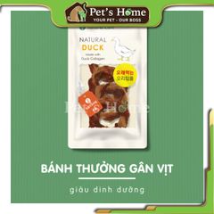 Thịt vịt cuộn gân vịt Natural Core cho chó gói 10g