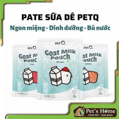 Pate sữa dê cho mèo Pet Q, thức ăn cho mèo mọi lứa tuổi 70g