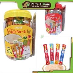 Súp thưởng Ciao Churu thơm ngon cho mèo kén ăn chính hãng Thái Lan 50 thanh