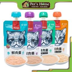 Súp thưởng Wanpy nắp vặn hàng chuẩn nội địa Trung và Châu Âu thơm ngon cho mèo