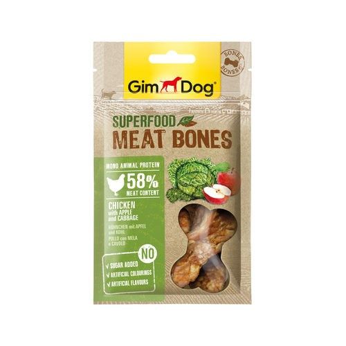 Bánh thưởng Gimdog Superfood Meat Bones gói 70g