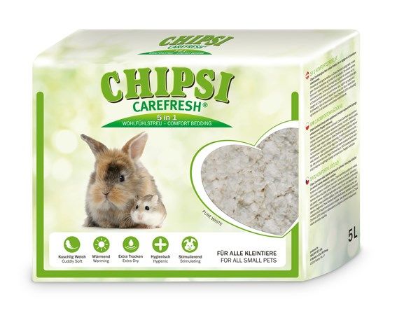 Lót chuồng cho thú nhỏ Chipsi Carefresh 5L