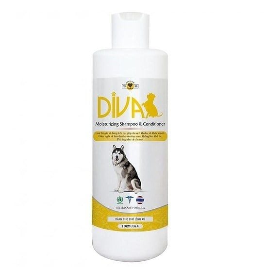 Sữa tắm chó mèo DIVA Vàng 400ml