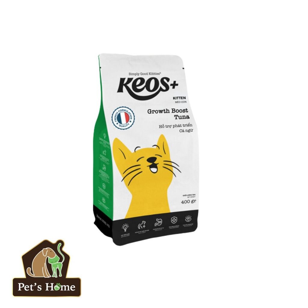 Hạt Keos cho mèo con vị cá ngừ 400g