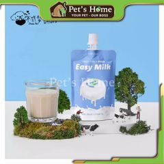 Sữa Easy Milk sữa pha sẵn tối ưu hấp thu cho chó mèo Hàn Quốc gói 50ml