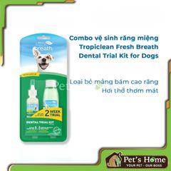Bộ chăm sóc răng miệng Tropiclean Fresh Breath