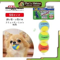 Bóng mềm đặc ruột Doggyman đồ chơi dạng banh, bóng mềm, bền để gặm, huấn luyện cho chó