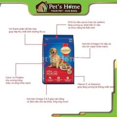 Hạt Smartheart cho chó con vị bò và sữa