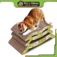 Tấm mèo cào carton lượn sóng 20x40cm