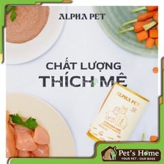 Pate cho chó mèo Alpha Pet lon 400g