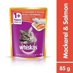 Pate Whiskas thức ăn ướt mềm  hỗ trợ tiêu hoá, kích thích vị giác cho mèo Thái Lan gói 85g