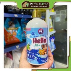 Sữa tắm cho chó mèo Hello 280g Tinh Dầu Bưởi Tự Nhiên Giúp Khử Mùi Hôi, Lưu Hương Dài Lâu, Xua Đuổi Ve, Bọ Chét