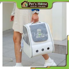 Balo Hello Cat có mái che