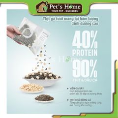 Thức ăn hạt cho mèo PetQ Macaron D10 200g