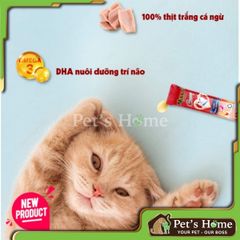 Súp thưởng Nekko Gold Creamy vị cá ngừ mix thơm ngon chính hãng Thái Lan túi 4 tuýp