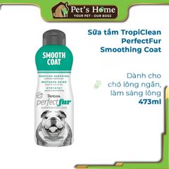 Sữa Tắm TropiClean PerfectFur Smoothing Coat 473ml