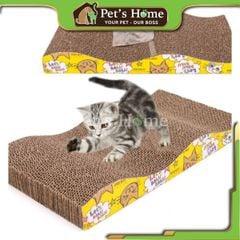 Tấm mèo cào carton lượn sóng 20x40cm