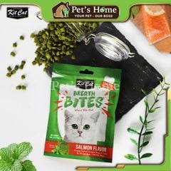 Bánh thưởng KitCat Breath BItes snack dạng viên giòn giúp sạch răng, thơm miệng cho mèo Singapore