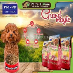 Hạt Grandmagic 1kg thức ăn cho chó Việt Nam xuất khẩu