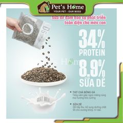 Thức ăn hạt cho mèo PetQ Macaron D5 200g
