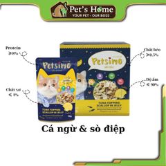 Pate Petsimo cho mèo từ Thái Lan thơm ngon đầy dinh dưỡng gói 70g