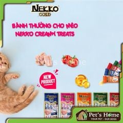 Súp thưởng cho mèo Nekko Gold Creamy 4 tuýp